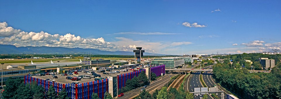 Geneva Airport in Switzerland